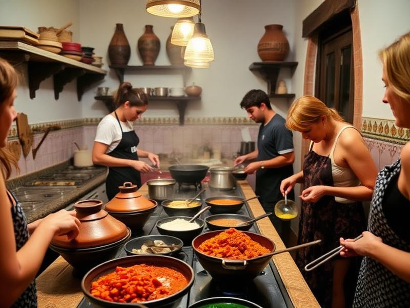 Moroccan cooking class with local ingredients